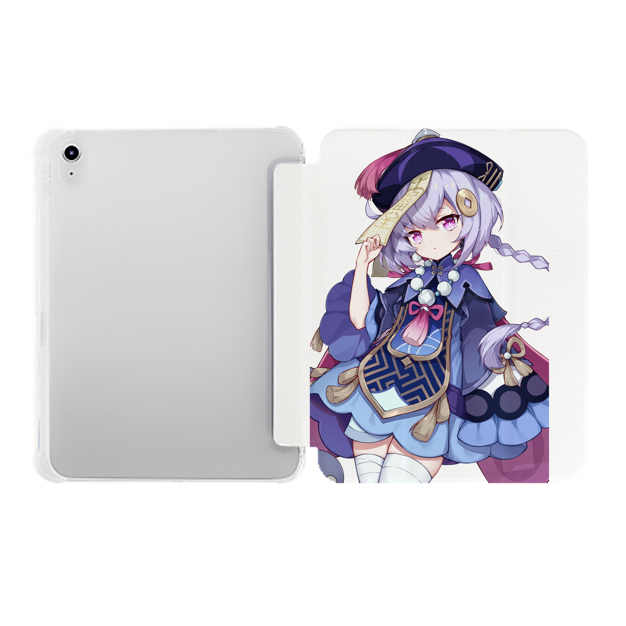 げんし神 七七 なな  genshin Nana IPad ケース ペン収納付き 三つ折りスタンド PUレザー×シリコン 対応機種9.5/10.5/10.9インチ